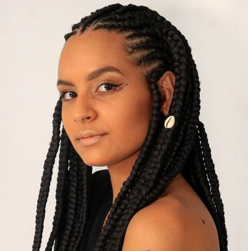 Puka Shell Cornrows and Braids