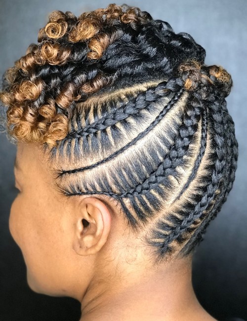 Beautiful Stitch Braid Updo