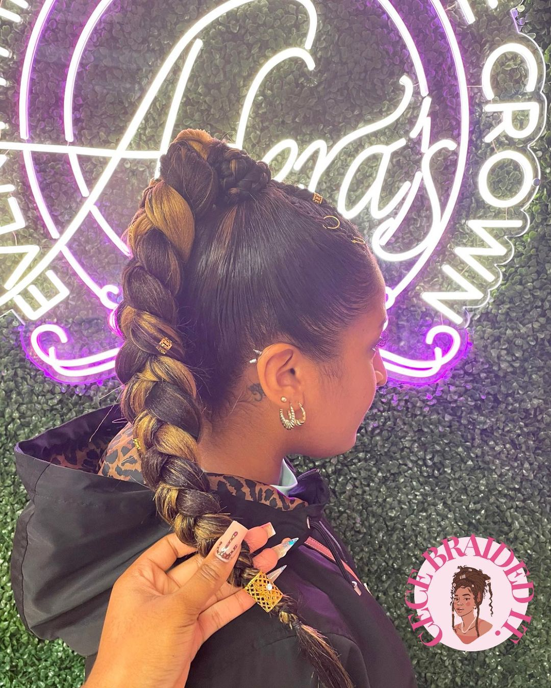 Jumbo Braided Ponytail